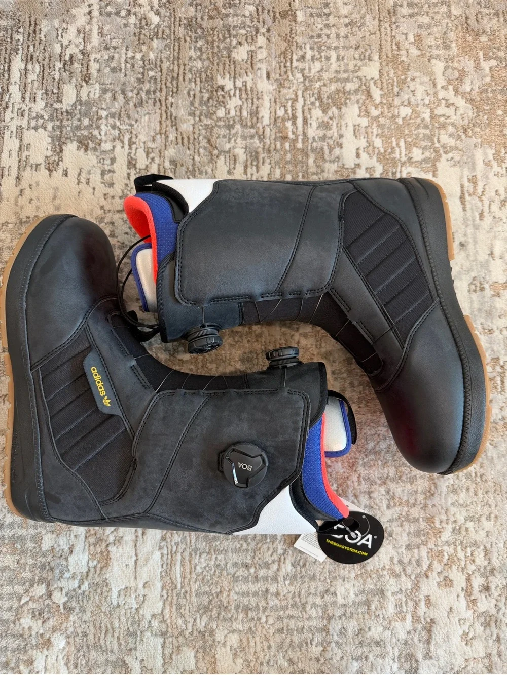 Adidas Response 3MC ADV Double Boa Black Snowboarding Boots Size 11.5 NEW! RARE!
